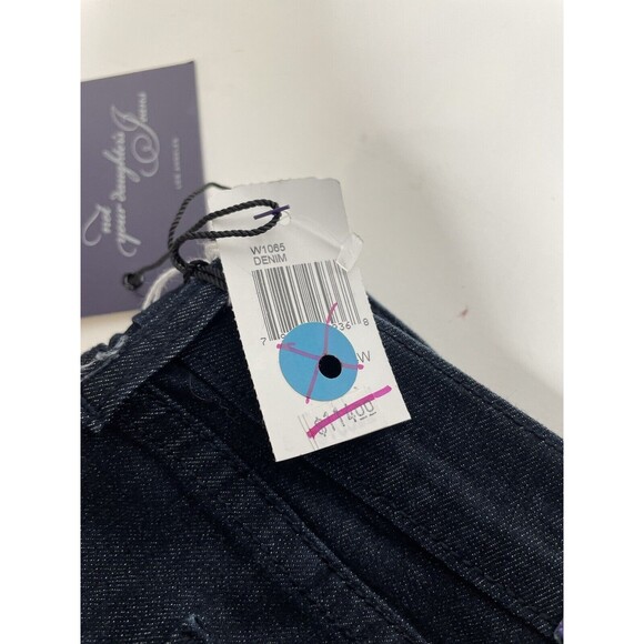 New NYDJ Not Your Daughters Ankle Jeans 24W, Dark Blue Denim, NWT MSRP $114 - Picture 2 of 11